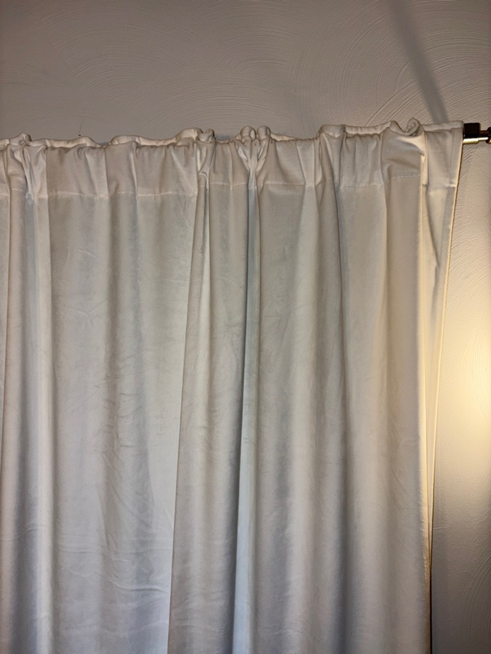 🪷MIULEE Ivory Velvet Curtains, 96" long, NWOT - Picture 6 of 6